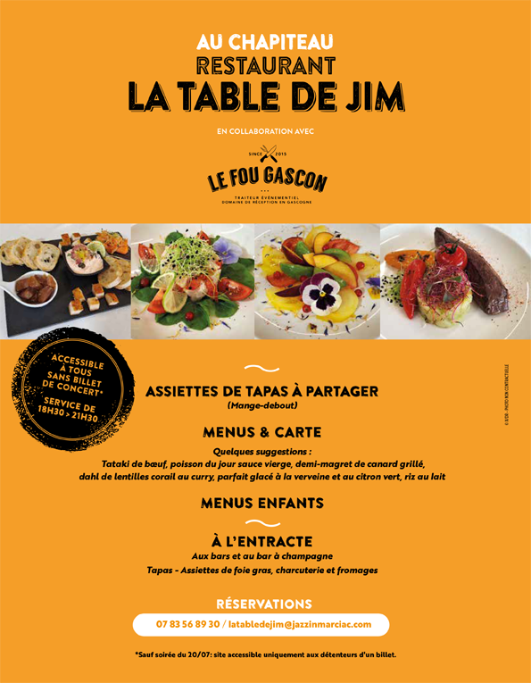 La table de JIM
