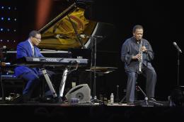 Herbie Hancock & Wayne Shorter © Francis Vernhet