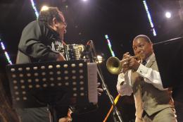 Richard Galliano & Wynton Marsalis © Francis Vernhet