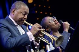 Wynton Marsalis & Cécile McLorin Salvant © Francis Vernhet